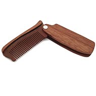 Gaira Folding wooden beard comb W4481 - Beard Comb