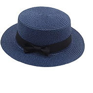 Gaira Straw 7558, blue - Wide-Brimmed Hat