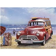 Gaira Car on the beach M3687YT - Painting by Numbers