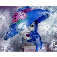 Gaira Lady in blue M804YL - Painting by Numbers