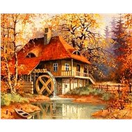 Gaira Mill in the forest M991671 - Painting by Numbers