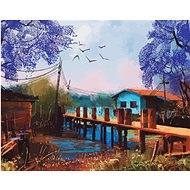 Gaira House by the pier M992551 - Painting by Numbers