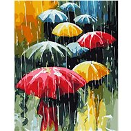 Gaira Coloured umbrellas M1069 - Painting by Numbers