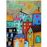 Gaira Coloured houses M4061 - Painting by Numbers