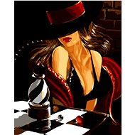 Gaira Queen with chessboard M1023YL - Painting by Numbers