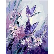 Gaira Purple butterflies M1106 - Painting by Numbers