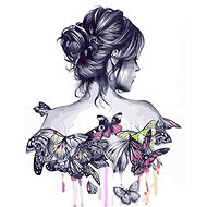 Gaira Butterfly woman M957YH - Painting by Numbers