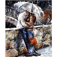 Gaira Couple under umbrella M1034 - Painting by Numbers