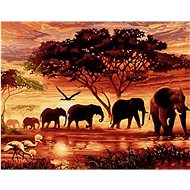 Gaira Elephants M1019 - Painting by Numbers