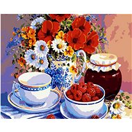 Gaira Still life with raspberries M1449 - Painting by Numbers