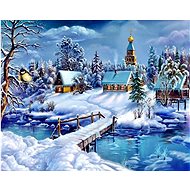 Gaira Winter in the village M1169 - Painting by Numbers