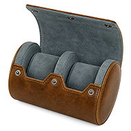 GAIRA watch case 2332 dark brown - Watch Box