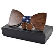 Gaira Wooden cufflinks with butterfly 709037 - Cufflinks