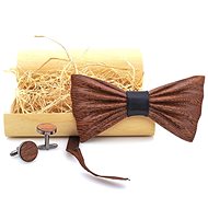 Gaira Wooden cufflinks with butterfly 709040 - Cufflinks