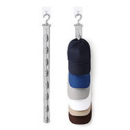 Gaira Cap and Hat Holder 70855 Grey - Hanging closet organiser