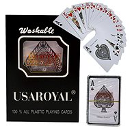 Verk Plastic Poker Cards 54 pcs - Black Pack - Card Game