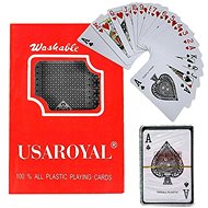 Verk Plastic poker cards 54 pcs, red - Card Game