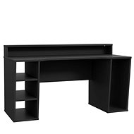 Cheapest furniture Rolwal gaming table type 1, including LED lighting, black matt - Gaming Desk