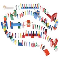 Kruzzel 22914 Wooden dominoes coloured 360 pcs - Domino
