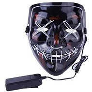 Alum Děsivá LED světelná maska - Carnival Mask