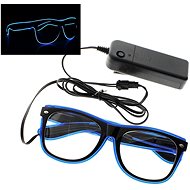 GGV Illuminated LED glasses - blue - Costume Accessory