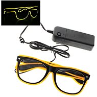GGV LED goggles - orange - Costume Accessory