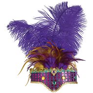 Guirca Headband with purple feathers - Headband