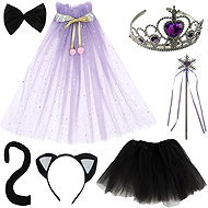 Kruzzel 26474 Costume cat princess 3 - 10 years, set of 7 - Costume