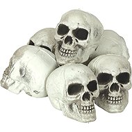 GUIRCA Plastic Halloween skulls 8 cm, 6 pcs - Decoration