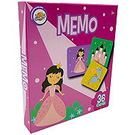 DINO Board Game Pexeso - Pink Princess - Memory Game