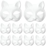 Ruhhy 26000 Set of creative cat masks, 10 pcs - Carnival Mask