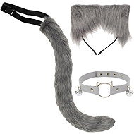 Ruhhy 26586 Cat costume, ladies, grey - Costume Accessory