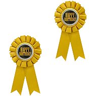 GoDan Birthday brooch - Happy birthday/birthday/poster, 2 pcs - Party Accessories