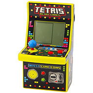 LEAN Toys 23493 Mini retro tetris automat 49 her, 1676 úrovní, žlutý - Game Console