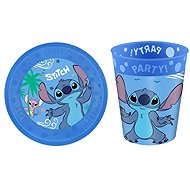 GoDan Plastic cup and plate set Stitch and Angel - 2 pcs - Party Accessories