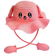 EXCELLENT Summer hat with movable ears, pink - Party Hats