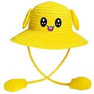 EXCELLENT Summer hat with movable ears, yellow - Party Hats