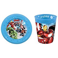 GoDan Plastic cup and plate set AVENGERS - 2 pcs - Party Accessories