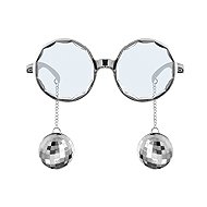 GoDan Party glasses with disco balls - silver - Costume Accessory