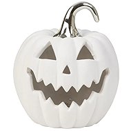 Bavytoy Dýně bílá s LED světlem - Decoration