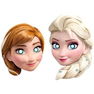 GoDan Frozen Anna and Elsa Paper Masks, 6pcs - Kids' Costume