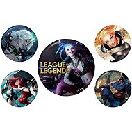 League of Legends: Champions - placky set 5 ks - Badge