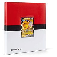 Leuchtturm Card Album PRO Small, Red/White with Black Stripe - Collector's Album