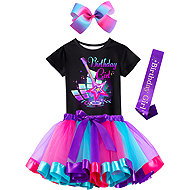 Princess Birthday Set, Size 104 - Guitar - Costume