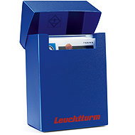 Leuchtturm Krabička na karty DECK BOX, modrá - Card Storage Box