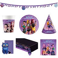 GoDan Birthday Set K-POP Demon Hunter, 8 People, 50 pcs - Party Accessories