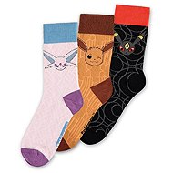 Pokémon: Eevee Evolution – Set of 3 Pairs of Men's Socks - Socks