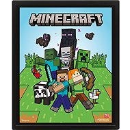Minecraft: Characters - 3D obraz - Painting