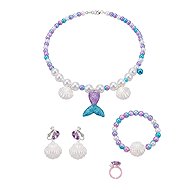 FunCo Ariel The Little Mermaid Accessory Set 4-in-1 - Costume Accessory