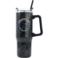 Harry Potter – stainless steel thermos mug with a straw, 940 ml - Thermal Mug